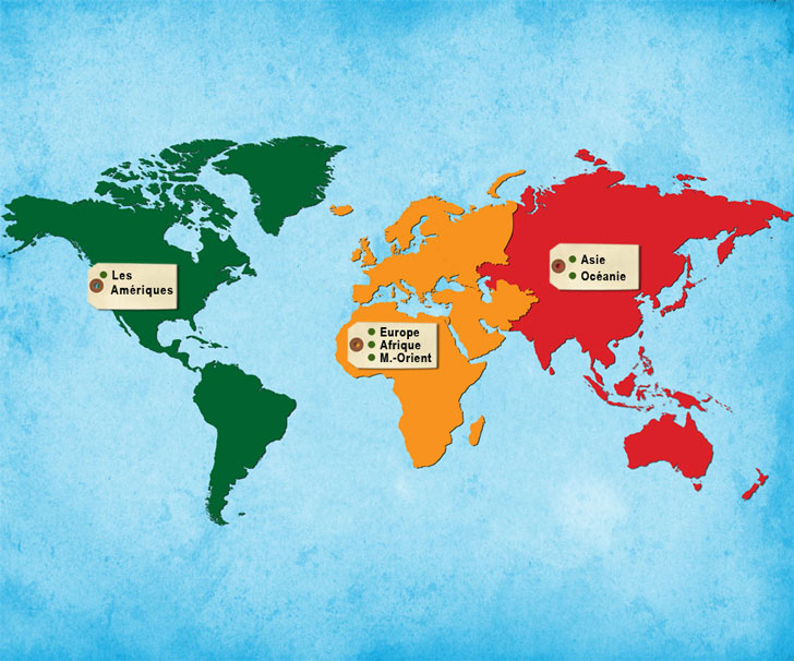 Nos destinations